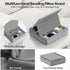 KDD Multi-Angle Book Stand with Storage, Foldable Tablet Holder for Lap, Desk, Bed, Couch, Organizer Tray (4.7"-15")