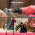HARDELL Mini Cordless Rotary Tool Kit, 5-Speed 3.7V Rechargeable with 61 Accessories, Multi-Purpose Power Tool