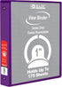 BAZIC 3 Ring Binder, 1" Economy View Organizer, Purple, Holds 175 Sheets for School Office Home