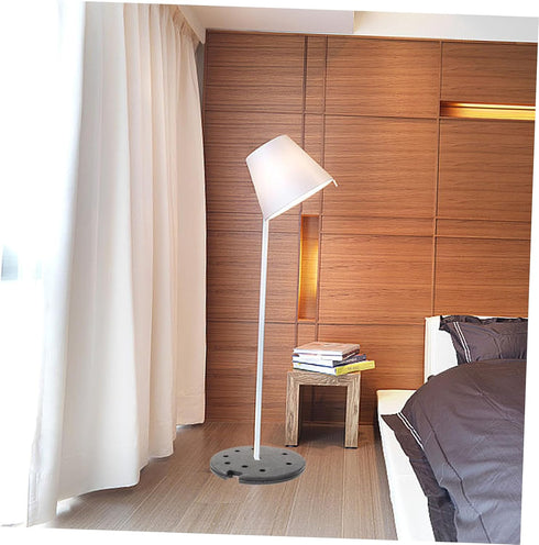 Gatuida Weighted Metal Lamp Base for Desk Table and Floor Lamps Round Heavy Duty Stabilizer Rust Resistant Home