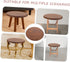 Round Wooden Stool Replacement Seat - Durable Seating Part Kit