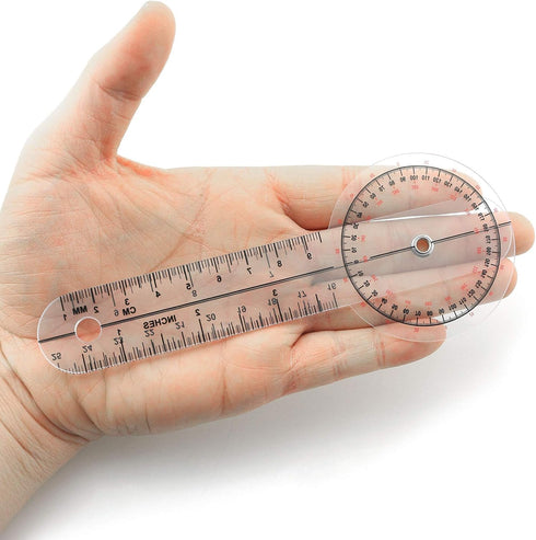 6" Goniometer 360 Degrees Protractor Medical Ruler Assess the Patient's Range of Motion