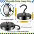 FINDMAG 120lbs Magnetic Hooks, Heavy Duty Neodymium Magnet with Hooks for Home, Kitchen, Office