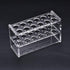 Acrylic Test Tube Holder Rack 12 Sockets for 10ml Centrifuge Tubes Clear (10ml,12Sockets)