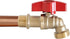 3/4" MIP Brass Ball Valve Hose Bibb with Extra Large Handle and Extended Body