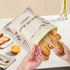 WERPEKA 2-Pack 13x17 Inch Beeswax Bread Bags for Homemade Bread, Reusable Sourdough Bread Storage Bags - Eco-Friendly