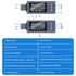 USB C Power Meter Tester, USB Multimeter 4-30V 0-12A Voltage Current Capacity Energy Power Digital Tester