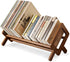 Bamboo Premium Desktop Bookshelf, Retro Brown Large Tabletop Book Rack Organizer, Stable Storage Rack for Books,