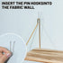 KjsEphitelian 2-Pack Hooks12x6.0in Cubicle Shelf For Fabric Walls With Wooden Cubicle Shelf Hanging Gold Bracket Use