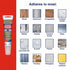 GE Advanced Silicone Caulk for Kitchen & Bathroom - 100% Waterproof Silicone Sealant, 5X Stronger Adhesion, Shrink & Crack Proof - 2.8 fl oz Tube, Clear, 1 Pack