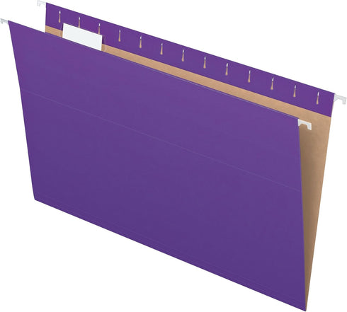 Pendaflex Recycled Hanging Folders, Legal Size, Violet, 1/5 Cut, 25/BX