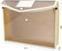 Expanding File Folder Document Organizer, Snap Button, Waterproof Transparent Document Bag, 2.8" Expansion, 5 Pack