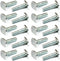 POWERTEC 1/4"-20 T Track Bolts, 20 Pack, 1 Inch Long T Slot Bolts for Woodworking Jigs