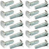 POWERTEC 1/4"-20 T Track Bolts, 20 Pack, 1 Inch Long T Slot Bolts for Woodworking Jigs