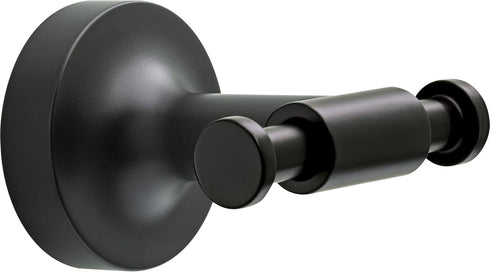 Franklin Brass VOI35-MB Voisin Double Towel Hook, Bath Hardware Accessory in Matte Black