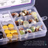Swpeet 60PCS Knurled Shaft Linear Rotary Taper Potentiometer B5K 10K 20K 50K 100K with 20Pcs Knob Kit