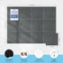 Large Cork Bulletin Board Alternative 48"x36", 12 Pack Felt CorkBoard Tiles with 80 Pushpins for Office Home School