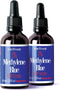 2 Pack Pharmaceutical Grade Methylene Blue 1% (60 mL), Third-Party Tested USP-Grade in Amber Dropper Bottle