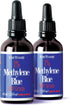 2 Pack Pharmaceutical Grade Methylene Blue 1% (60 mL), Third-Party Tested USP-Grade in Amber Dropper Bottle