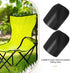8Pcs 1.18X0.90X0.90In CLISPEED Folding Chair Stability Caps Heavy-Duty Black Plastic End Caps Replacement Plugs