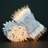 YULETIME 200 Clear Christmas Lights, 2 Strands of 21 ft 100 Count UL Certified Mini String Light (Clear - White Wire)