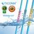 TICONN 200PCS Heat Shrink Butt Wire Connector Kit, Insulated Waterproof Electrical Wire Crimp Terminals for Marine