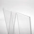 5x7 inch (2 pack) M&T Displays Clear Acrylic Photo Frame Picture Sign Holder Portrait Desktop Table Stand Desk Menu