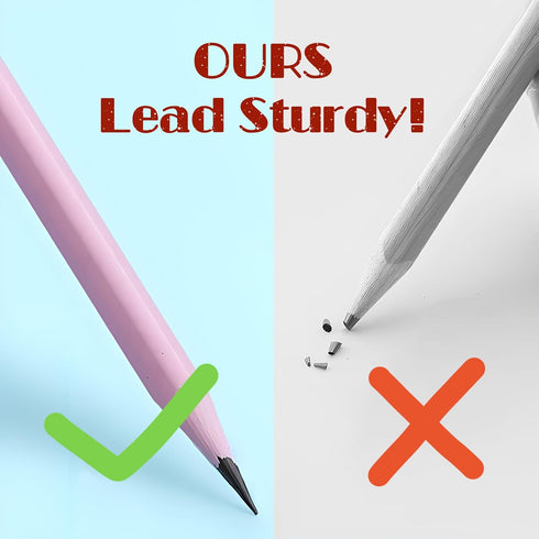 Fun Pencils - Flower Shaped Shavings, Novelty, Cool - Triangular Pencils for Kids, Cute with Erasers, 12 Pack