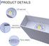 Set 12W (White-1pcs) KICAAO LED Wall Sconces of Two, Modern Wall Lamp, White Up Down Wall Mount Lights for Living Room