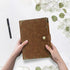 SEEHAN A5 Journal Vintage Binder Notebook, 200 Pages, PU Leather Blank Journal Sketchbook for Writing