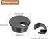uxcell Cable Hole Cover, 2Pcs 38mm/1-1/2inch ABS Desk Cable Wire Cord Grommet Hole Cover for Office Computer Desk Wire Organizer, Black