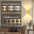 1 Pack 5000mAh 3 Closet Battery Operated Wall Sconce Light: Rechargeable Motion Sensor Night Light Colors Wireless