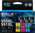 E-Z Ink Combo Pack Replacement Ink Cartridges for HP 950XL 951XL, 9 Pack for OfficeJet Pro 8610, 8600, 8615