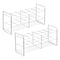 PATIKIL 12 Holes Tube Rack, 2Pcs 36mm Square Hole Stainless Steel Tube Holder for Lab Experiments