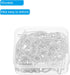 MECCANIXITY 50 Pieces Drop-Shaped Metal Paper Clips 1.3 Inch Silver Tone for Organizing Office Home Crafts