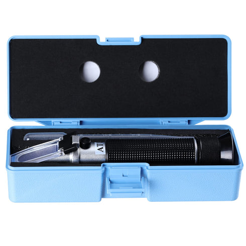 Optics Alcohol Refractometer, Automatic Temperature Compensation Alcohol Meter for Measuring Spirit Alcohol Content