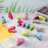 Ctosree Mini Stapler Bulk, 12 Pieces with 12 Boxes Staples, Built-in Staple Remover, Desk Tool (Blue, Green, Pink, Rose)