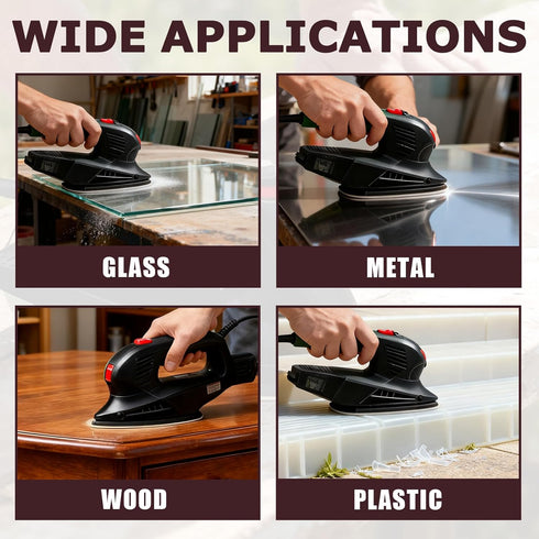 LUSTRIB 4 Set, 2 5 2 150 140mm*100mm PCS Mouse Detail Sanding Interface Pad and Sandpaper pcs Holes Foam Interface