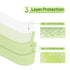 50 3-Ply 13" 18" JMU Pieces Dental Bibs, Disposable Dental Bibs Waterproof Patient Bibs Tray Covers x Green