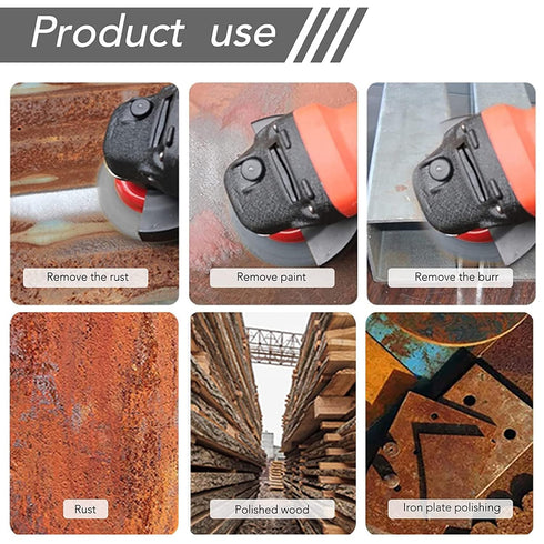 3 Pack Wire Wheel Brush for Angle Grinder, 4 Inch Angle Grinder Wire Wheel, Wire Wheels for 4 1/2 Angle Grinder, 5/8