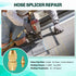 4 Pack Solid Brass HPT Air Reusable Hose Splicer Repair Kit for 1/4-Inch ID Hose