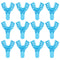 JMU Dental Impression Tray, 12 Pcs Perforated Disposable Impression Trays, 4 Medium Lower