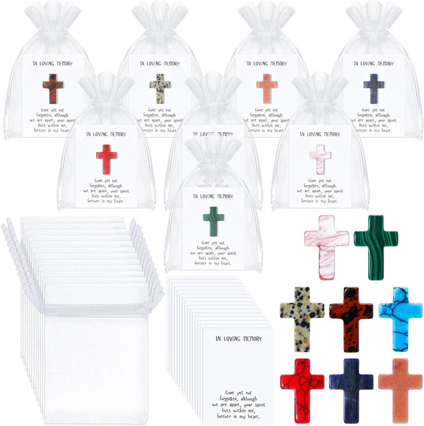 Chunful 50 Sets Celebration of Life Favors Christian Pocket Token Bulk Cards