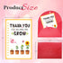 Teacher Thank You Cards with Envelopes - End of the Year Teacher Graduation Gift from Student Kids Teacher Appreciation