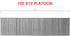 BHTOP F32 1 1/4" 18 Guage Galvanized Brad Nails, 1000-Pack