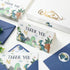 50 Pack 4 6 Inch Whaline Dinosaur Thank You Cards Boxed Watercolor Greeting Cards with Envelopes Stickers Blank Note