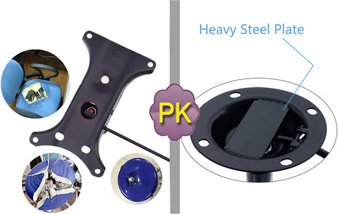 Replacement Heavy Duty Office Chair Tilt Control: 3.1inx 3.1in (L x W) for Desk Chair Computer Chair Parts.