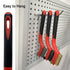 3Pcs Mini Wire Brush Set with Stainless Steel, Brass, Nylon Bristles, Curved Handle for Deep Cleaning Rust, Dirt &