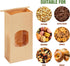 120pcs 13.7x8.3x3.5 Inches 100pcs 4.5x2.36x9.6in, Moretoes Bread Bags for Homemade Bread Bundle with Medium Bakery