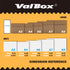 ValBox A9 Brown Kraft Invitation Envelopes, 250 Count, 5.75 x 8.75 Inches with Self Adhesive Seal
